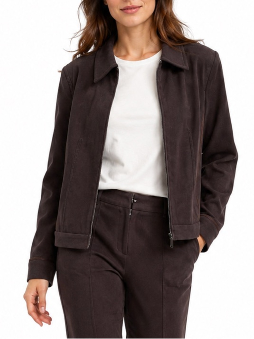 Vintage Chic Women's Eric Alexandre Brown Blazer